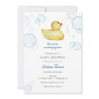 Rubber Duck Baby Shower invitation