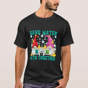 Rubber Duck Bathing Gnome For Saying T-Shirt