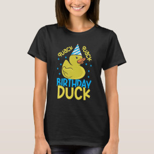 Rubber Duck Birthday Kids - Boy Girl Quack Birthda T-Shirt