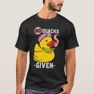 Rubber Duck Bling No Quacks Summer Party Duck Gang T-Shirt