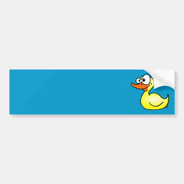Rubber duck bumper sticker (Front)