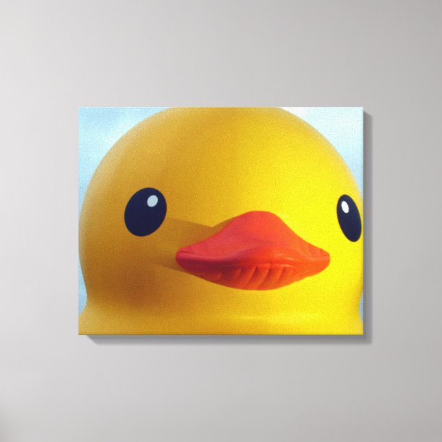 rubber duck canvas print (Front)