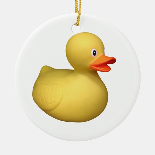 Rubber Duck Ceramic Tree Decoration (Front)