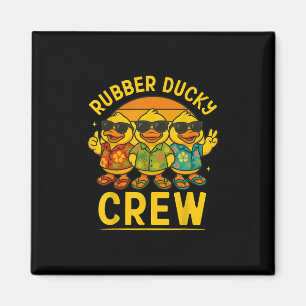 Rubber Duck Cruise Ship Family Hawaiian Island Tro Magnet