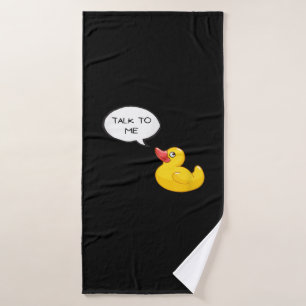 Rubber Duck Debugging Bath Towel