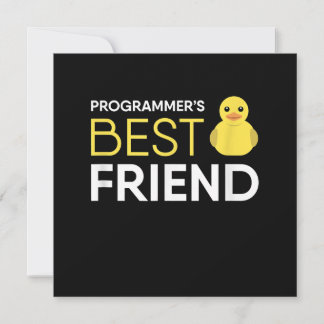 Rubber Duck Debugging Programmers Best Friend Invitation