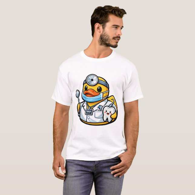Rubber Duck Dentist T-Shirt (Front Full)