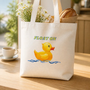 Rubber Duck   Float On Jumbo Tote