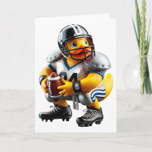 Rubber Duck Footll Player Ducky Duckie Men Women K Card