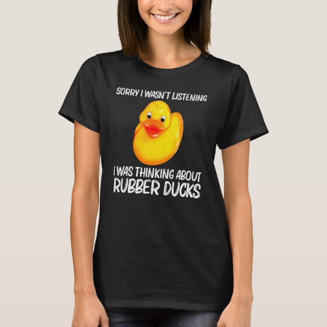   Rubber Duck For Men Women Kids Rubber Ducks Duck T-Shirt (Front)