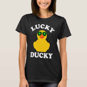 Rubber Duck Four Leaf C Sunglasses Lucky Ducky T-Shirt