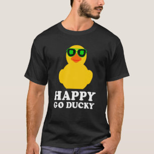Rubber Duck Four Leaf C Sunglasses St Patrick's Da T-Shirt