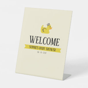 Rubber Duck Gender Neutral Shower Welcome Sign