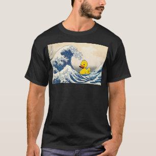 Rubber Duck Great Wave Cute Ducky Duckie Men Women T-Shirt