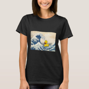 Rubber Duck Great Wave Cute Ducky Duckie Men Women T-Shirt