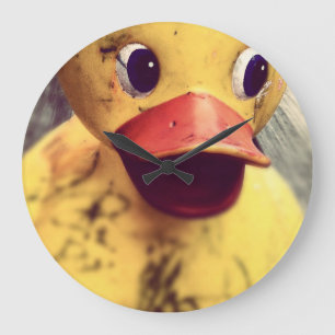 rubber duck large clock