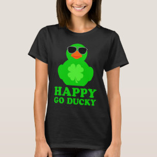 Rubber Duck Lover Sunglasses Lucky Funny St Patric T-Shirt