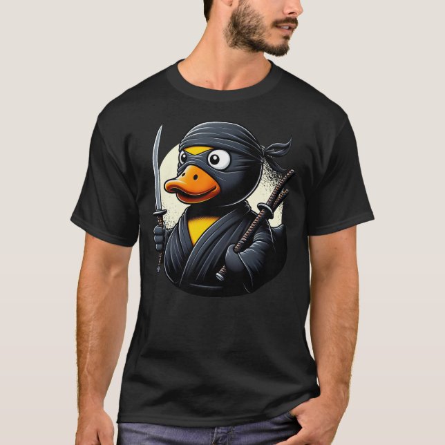 Rubber Duck Ninja T-Shirt (Front)