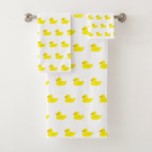 Rubber Duck Painting Bath Towel Set