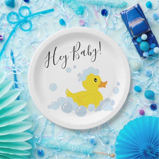 Rubber Duck Paper Plate (Party)