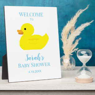 Rubber Duck Party Baby Shower BABY Plaque