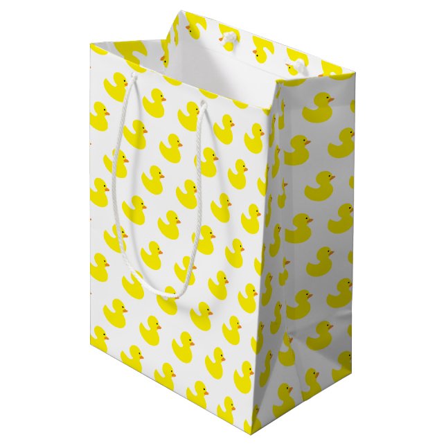 Rubber Duck Pattern Gift Bag (Front Angled)