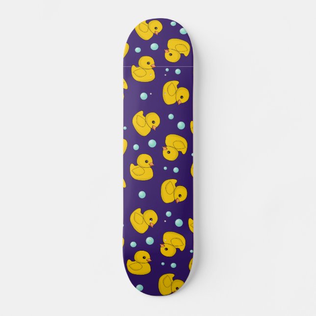 Rubber Duck Pattern Skateboard (Front)