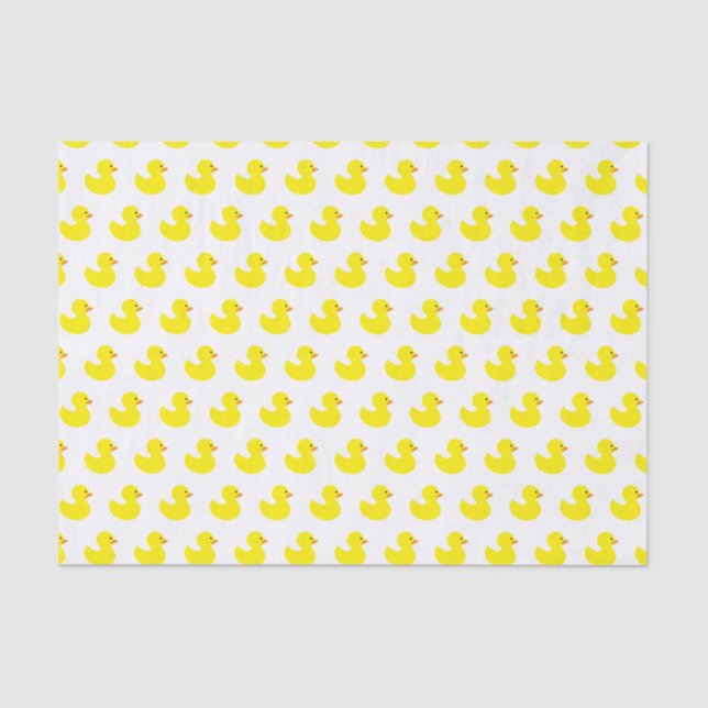 Rubber Duck Pattern Tissue Paper (Front)