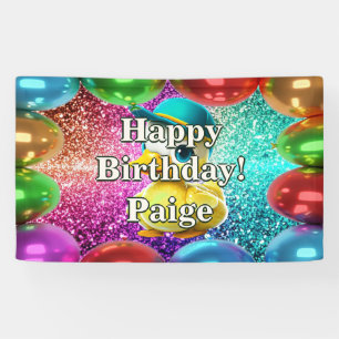 Rubber Duck Personalised character birthday banner