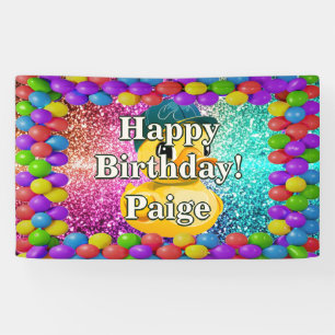 Rubber Duck Personalised character birthday banner