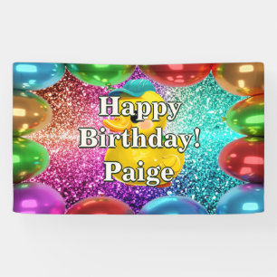 Rubber Duck Personalised character birthday banner