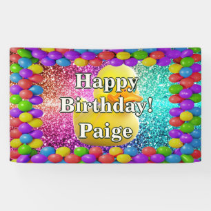 Rubber Duck Personalised character birthday banner