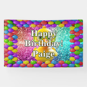 Rubber Duck Personalised character birthday banner