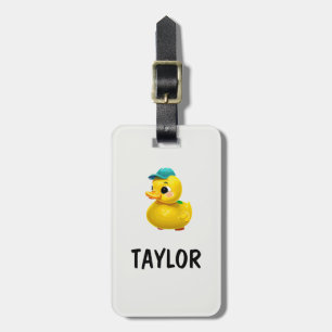 Rubber Duck Personalised Colourful Bag Backpack Luggage Tag