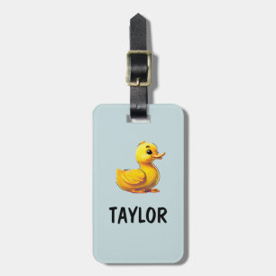 Rubber Duck Personalised Colourful Bag Backpack Luggage Tag