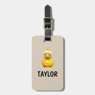 Rubber Duck Personalised Colourful Bag Backpack Luggage Tag