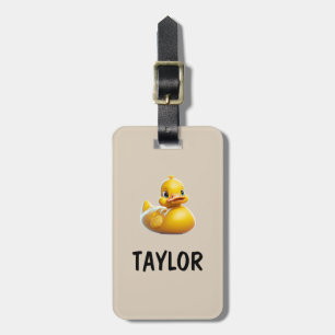 Rubber Duck Personalised Colourful Bag Backpack Luggage Tag