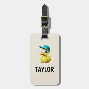 Rubber Duck Personalised Colourful Bag Backpack Luggage Tag