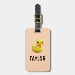 Rubber Duck Personalised Colourful Bag Backpack Luggage Tag