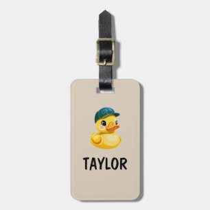 Rubber Duck Personalised Colourful Bag Backpack Luggage Tag