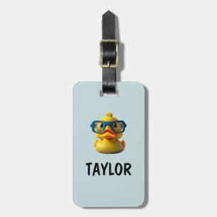 Rubber Duck Personalised Colourful Bag Backpack Luggage Tag