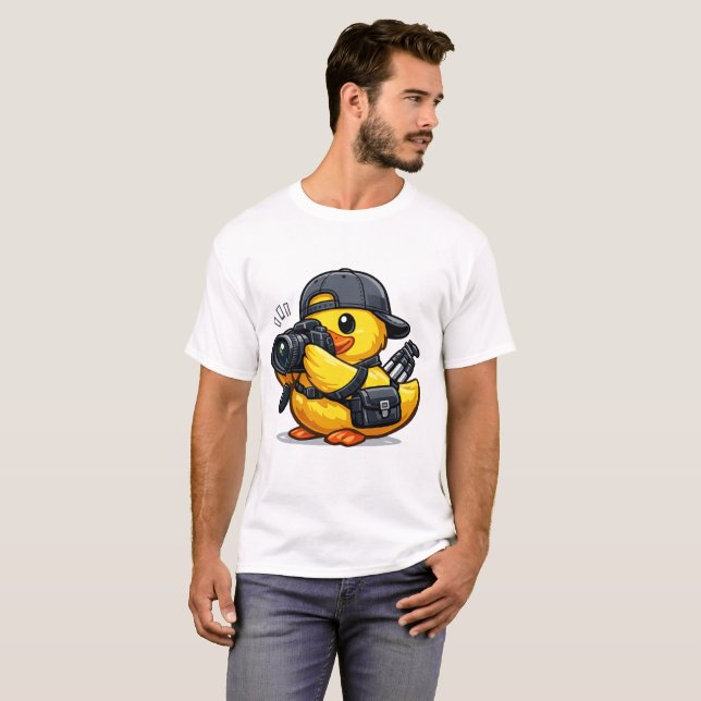 Rubber Duck Photographer T-Shirt (Front Full)