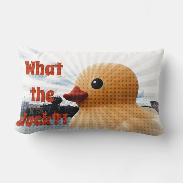 Rubber Duck  Pillow (Front)