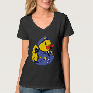 Rubber Duck Police Duck Cute Duckie  Rubber Duck T-Shirt