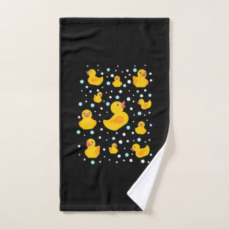 Rubber Duck Print Hand Towel