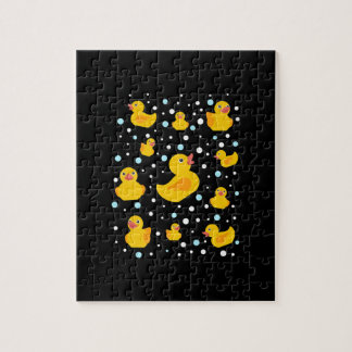 Rubber Duck Print Jigsaw Puzzle
