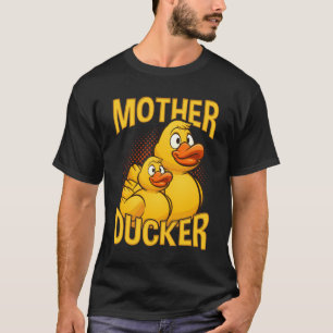 Rubber Duck Rude and Sarcasm Pun T-Shirt
