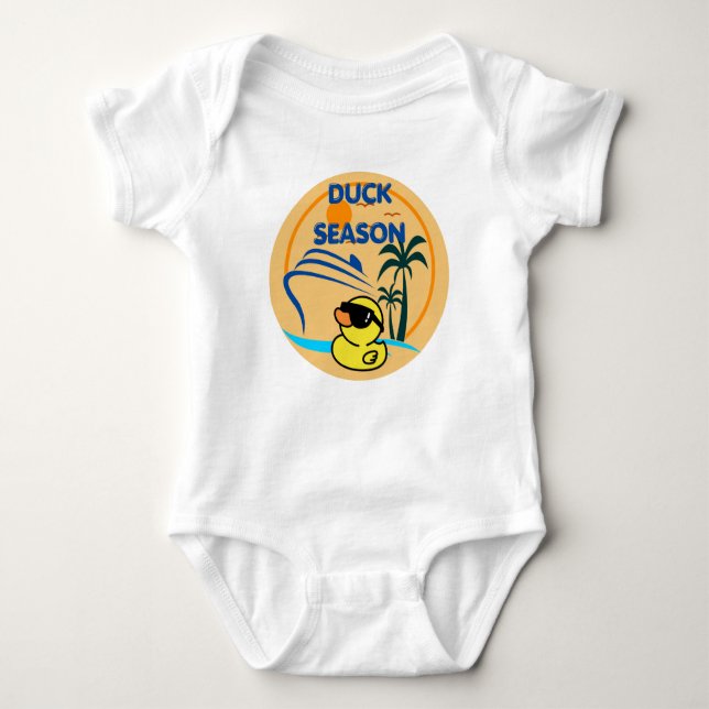 Rubber Duck Season Baby Bodysuit (Front)