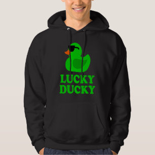 Rubber Duck Sunglasses Lucky Ducky Cool Animal Gra Hoodie