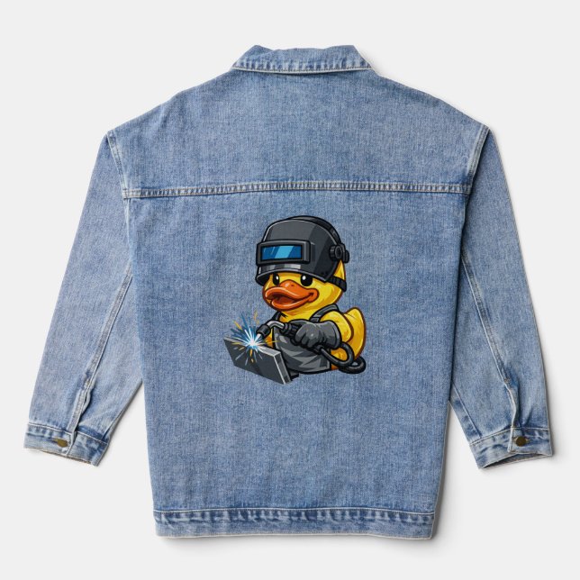Rubber Duck Welder Denim Jacket (Back)